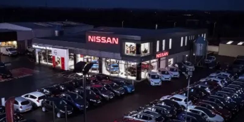 Shelbourne Motors Nissan Portadown forecourt