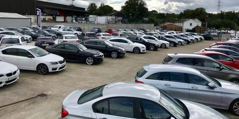 Comiskey Motors forecourt