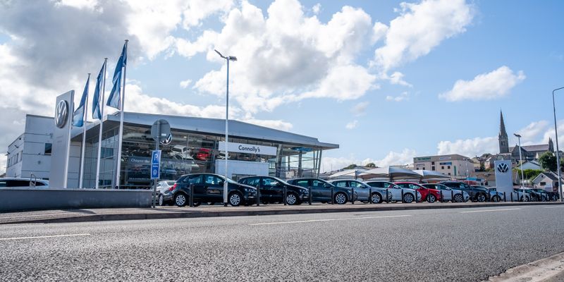 Connolly's Volkswagen Letterkenny forecourt