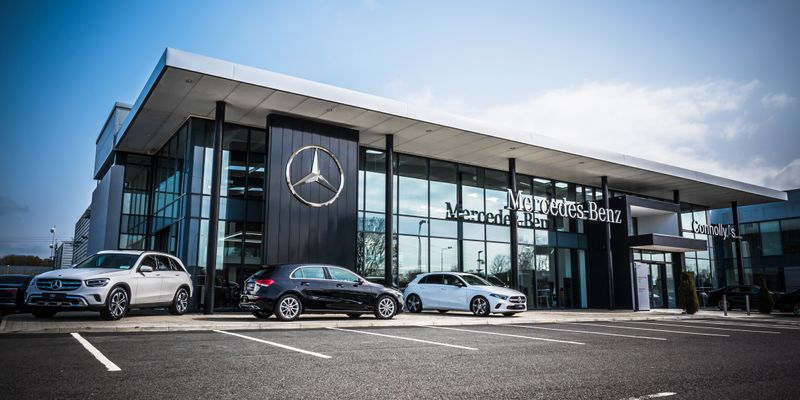 Connolly's Mercedes-Benz Sligo forecourt