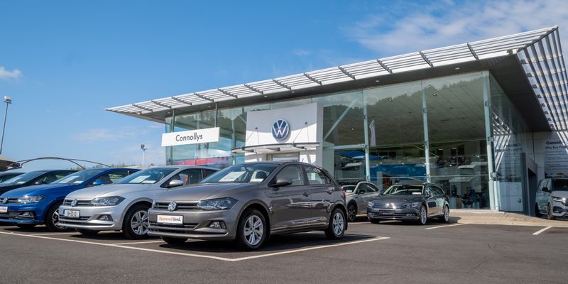 Connolly’s Volkswagen Sligo forecourt