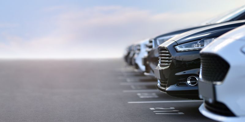Kevin Giles Motors forecourt