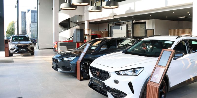 James Barry Motors forecourt