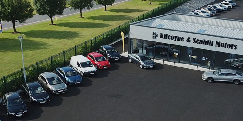 Kilcoyne & Scahill Motors Ltd forecourt