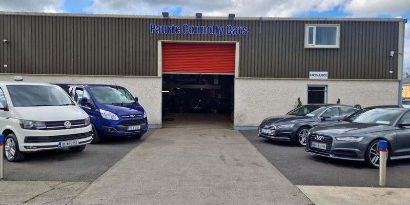 Pauric Connolly Cars forecourt