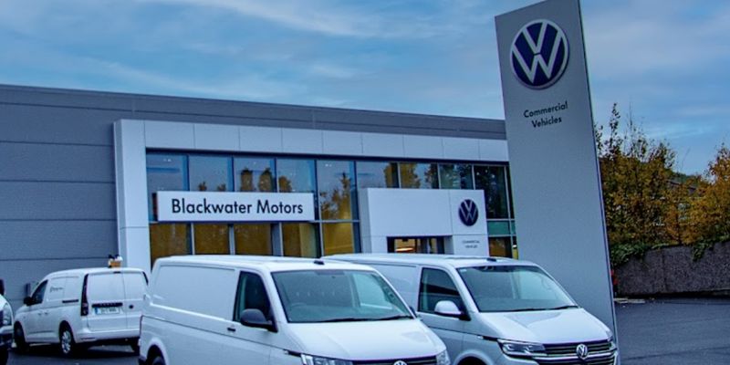 Blackwater Motors Van Centre forecourt