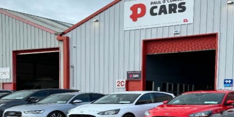 Paul O'Connor Cars forecourt