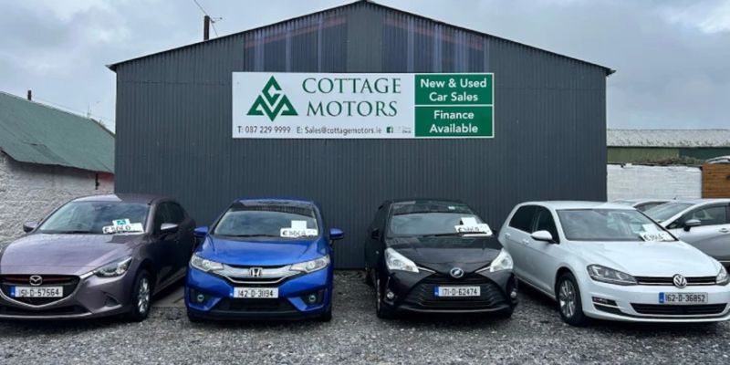 Cottage Motors forecourt