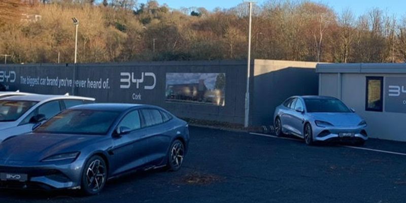 BYD Eastgate forecourt