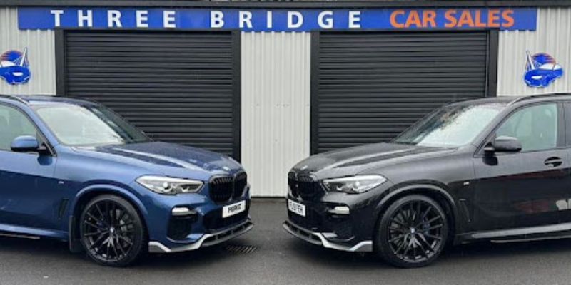 Three Bridges Car Sales forecourt