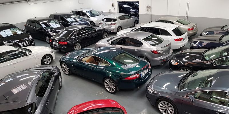 Rockfield Cars forecourt