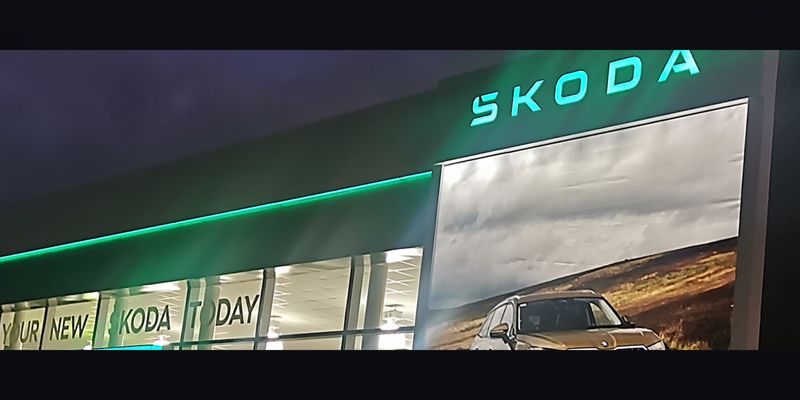 Trinity Skoda forecourt