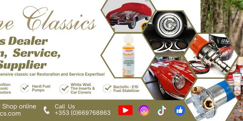 Pristine Classic Cars forecourt