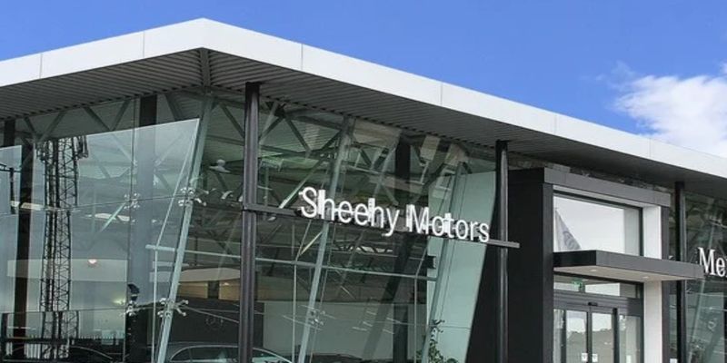 Sheehys Mercedes Benz Carlow forecourt