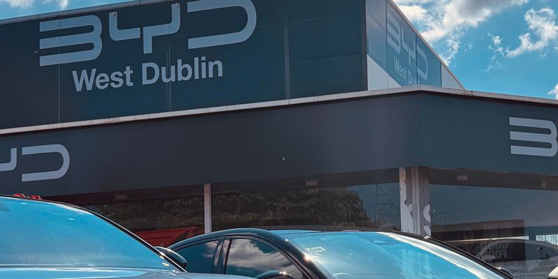 BYD West Dublin forecourt