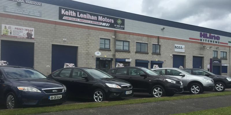 Keith Lenihan Motors forecourt