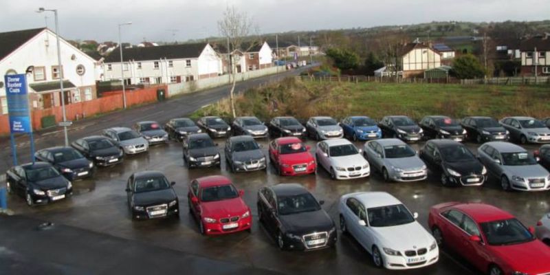 Drew Baxter Cars forecourt
