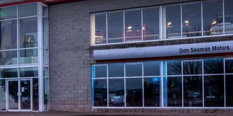 Dan Seaman Motors forecourt