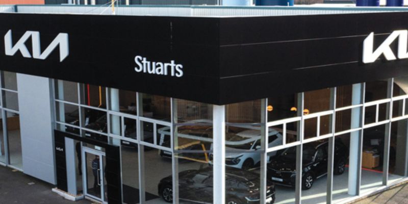 Stuarts Garages Ltd forecourt