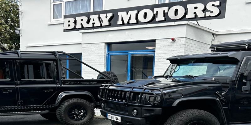 Bray Motors forecourt
