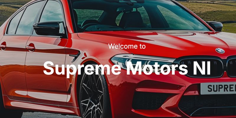 Supreme Motors NI forecourt