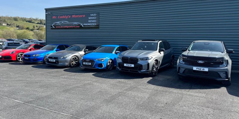 McCuddy's Motors forecourt