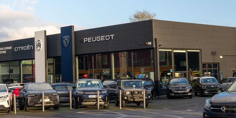 Hugo Loonam Motors forecourt