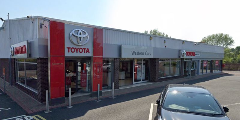 Western Cars forecourt