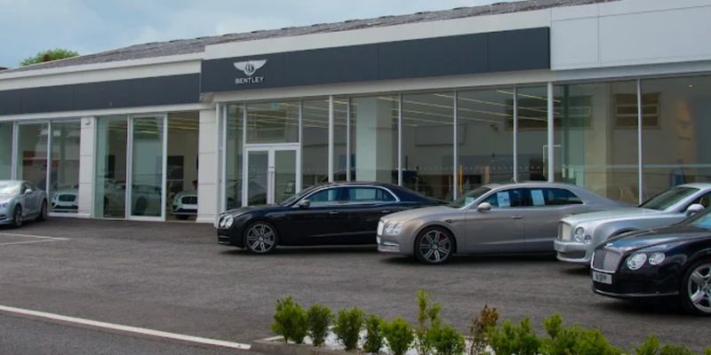Bentley Belfast forecourt