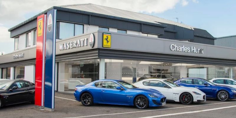Charles Hurst Maserati forecourt