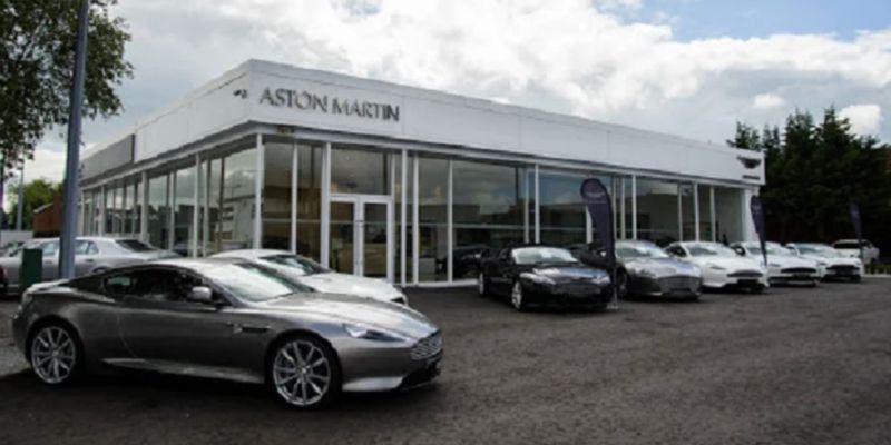 Charles Hurst Aston Martin Belfast forecourt