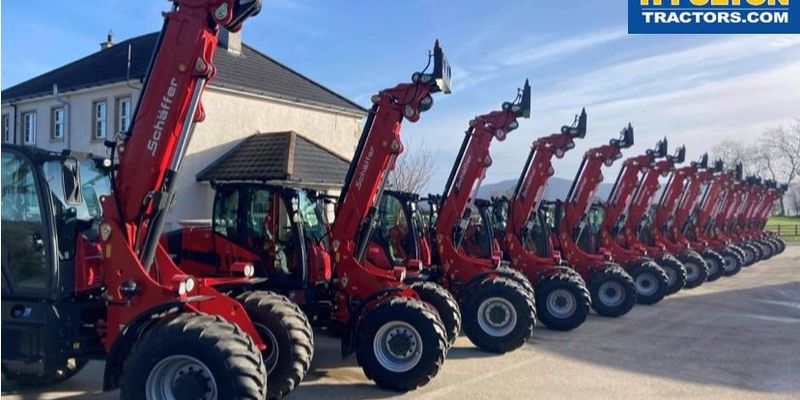 H Fulton Tractors Ltd forecourt