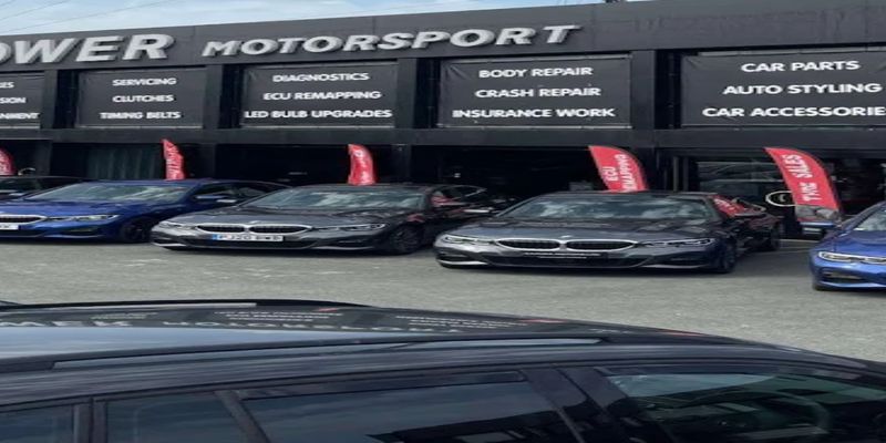 Red Power Car Sales forecourt