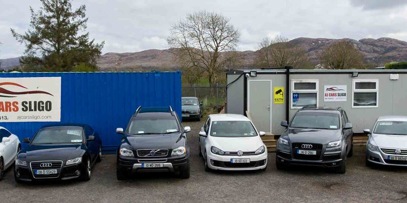 AJ Cars Sligo forecourt