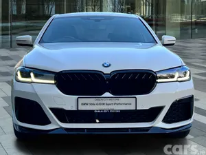 BMW 5-Series Saloon, Petrol Plug-in Hybrid, 2021, White