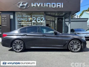 BMW 5-Series Saloon, Petrol Plug-in Hybrid, 2018, Black