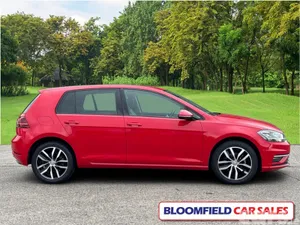 Volkswagen Golf Hatchback, Petrol, 2019, Red