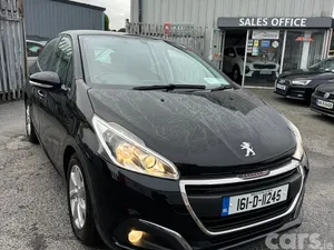 Peugeot 208 Hatchback, Petrol, 2016, Black