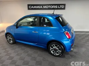 Fiat 500 Hatchback, Petrol, 2015, Blue