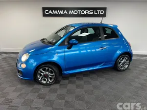 Fiat 500 Hatchback, Petrol, 2015, Blue