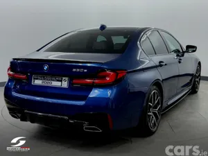 BMW 5-Series Saloon, Petrol Plug-in Hybrid, 2020, Blue