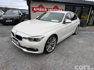 BMW 3-Series Saloon, Petrol Plug-in Hybrid, 2018, White