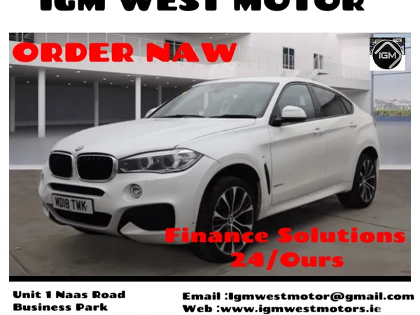 BMW X6 SUV, Diesel, 2018, White