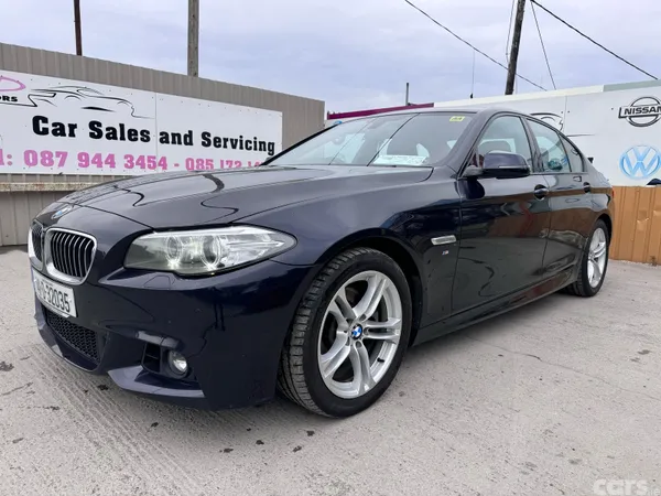 BMW 5-Series Saloon, Diesel, 2014, Black