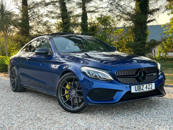 Mercedes-Benz C-Class Coupe, Petrol, 2017, Blue