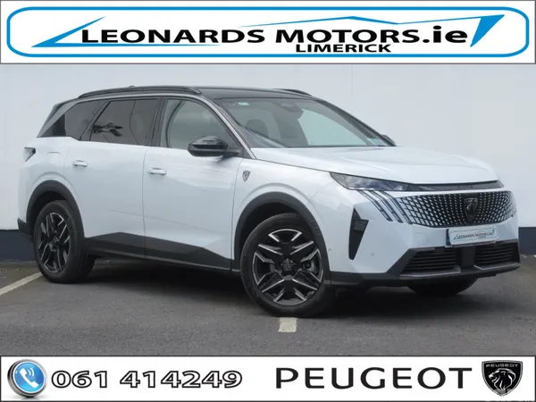 Peugeot 5008 SUV, Petrol Hybrid, 2026, White
