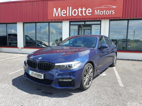 BMW 5-Series Saloon, Petrol Plug-in Hybrid, 2017, Blue