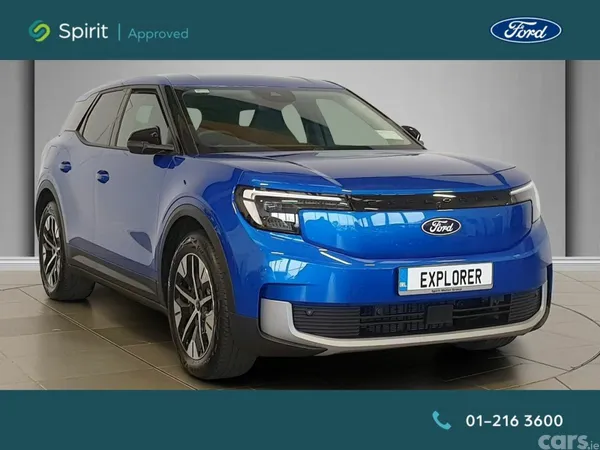 Ford Explorer SUV, Electric, 2027, Blue