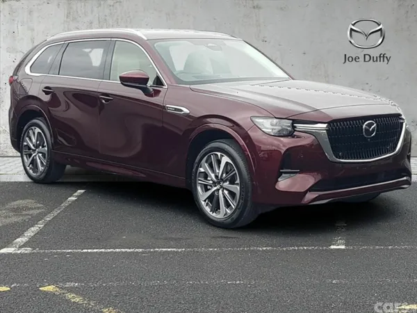 Mazda CX-80 SUV, Petrol Plug-in Hybrid, 2027, Red
