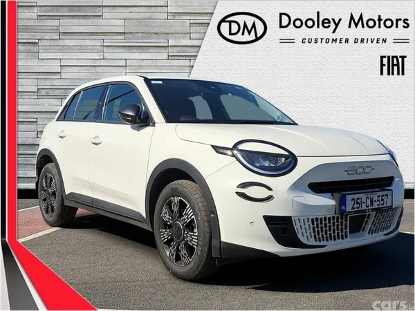 Fiat 600 Hatchback, Petrol Hybrid, 2025, White
